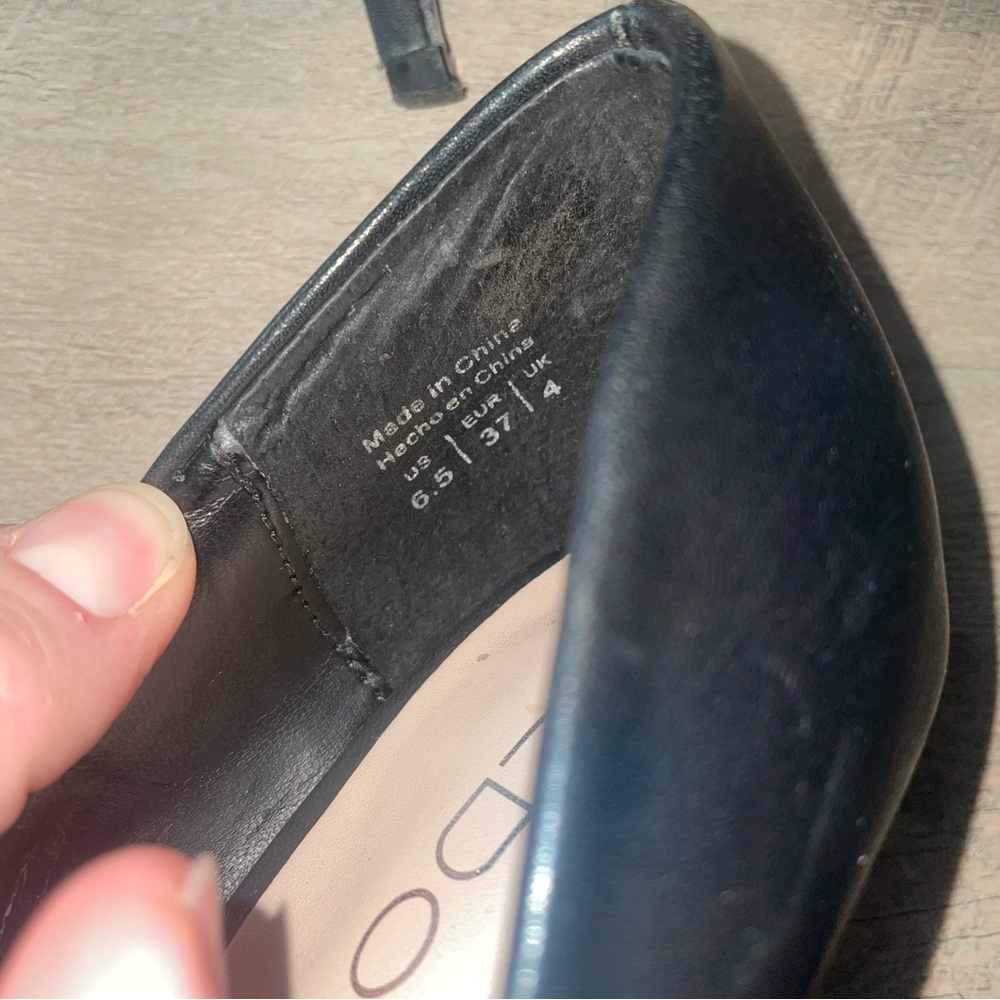ALDO Classic Black Pump Stiletto Heel - Picture 7 of 8